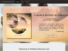 Tablet Screenshot of matthewstewart.com
